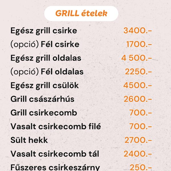 Tiszaújváros grill kocsi