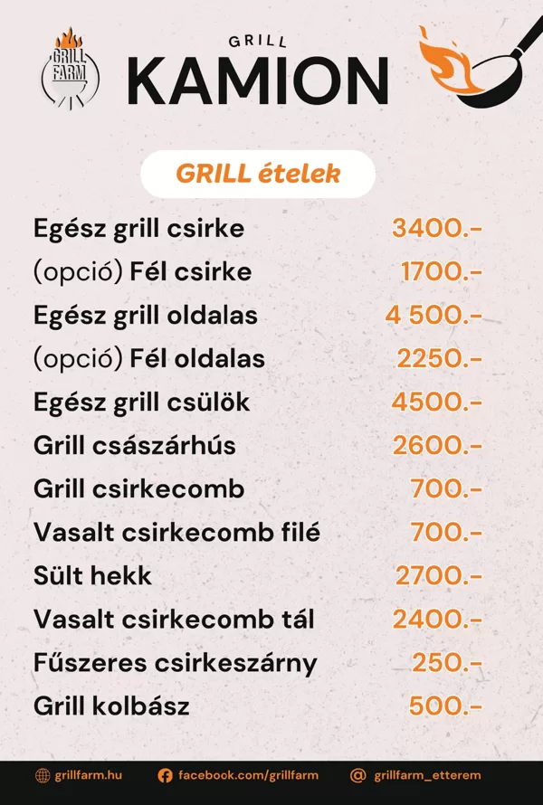 Tiszaújváros grill kocsi